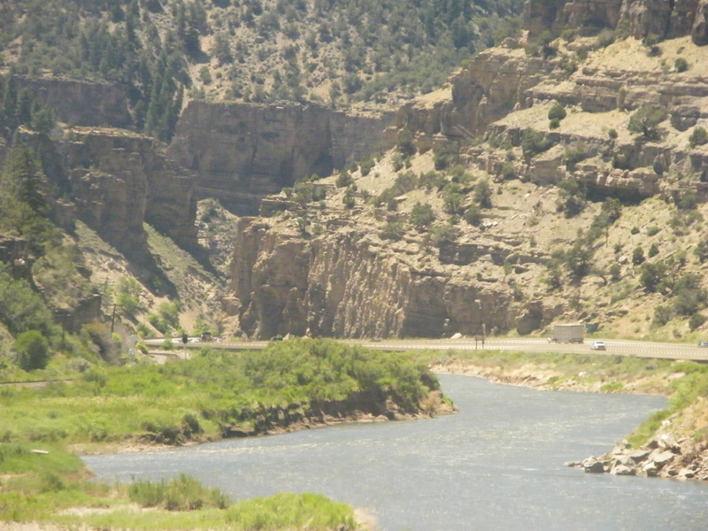 Entering Glenwood Canyon