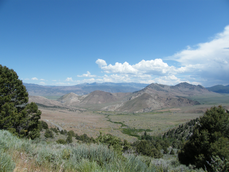 From the top of Monitor pass at about 8000 feet3