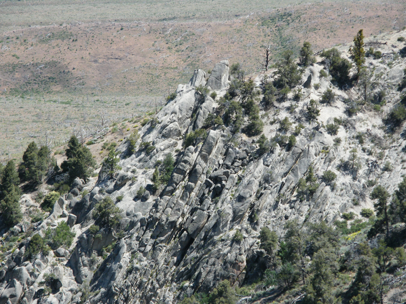 From the top of Monitor pass at about 8000 feet5