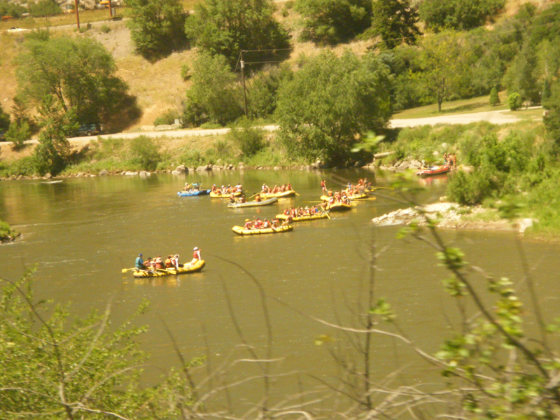 Glenwood Canyon rafters