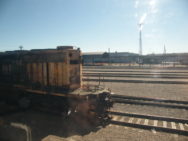 Leaving Denver and it's burned out engine