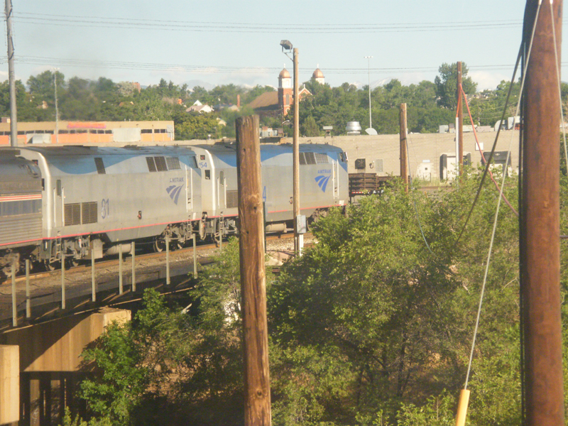 Our train preparing for backing move into Denver station2