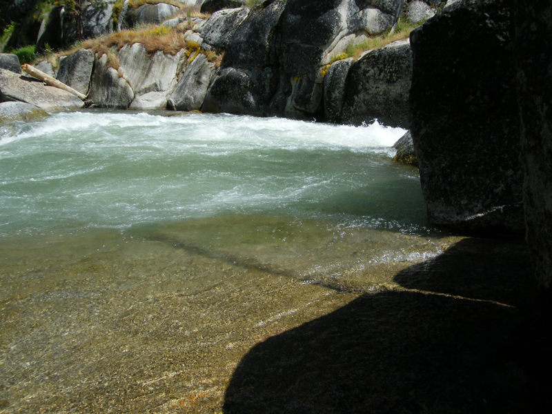 Stanislaus river and that water is COLD