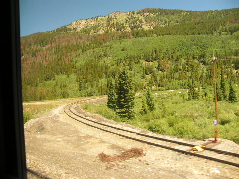 this wye track is what is left of the original line over the continental divide.